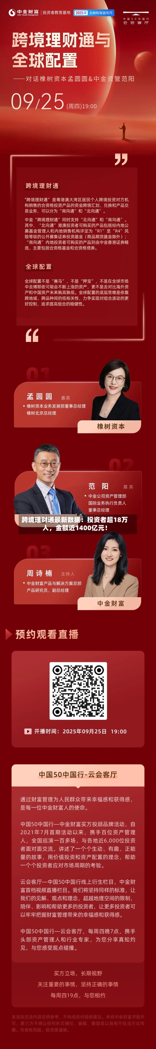 跨境理财通最新数据：投资者超18万人，金额近1400亿元！-第2张图片