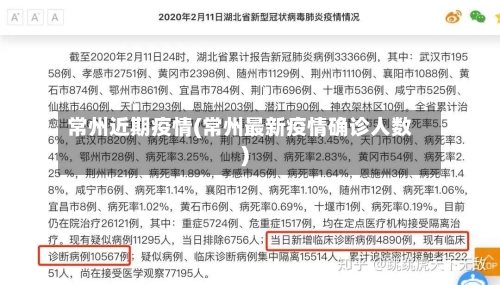 常州近期疫情(常州最新疫情确诊人数)-第3张图片