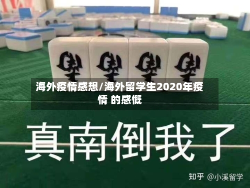 海外疫情感想/海外留学生2020年疫情 的感慨-第2张图片