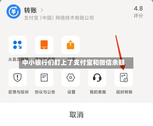 中小银行们盯上了支付宝和微信余额