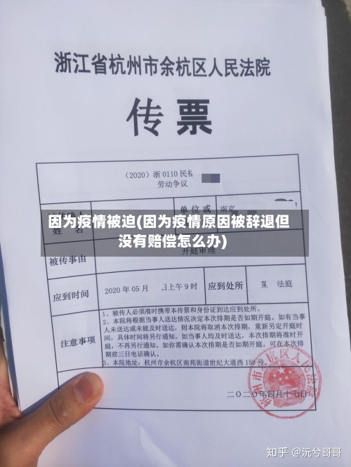 因为疫情被迫(因为疫情原因被辞退但没有赔偿怎么办)-第2张图片