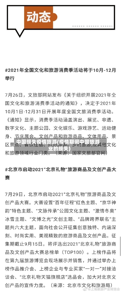 中国损失疫情旅游(疫情期间中国旅游业的损失)-第2张图片