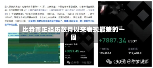 比特币正经历数月以来表现最差的一周-第3张图片