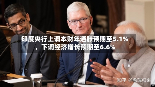 印度央行上调本财年通胀预期至5.1%，下调经济增长预期至6.6%