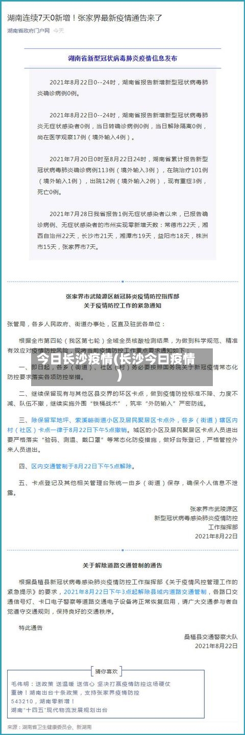 今日长沙疫情(长沙今曰疫情)-第3张图片