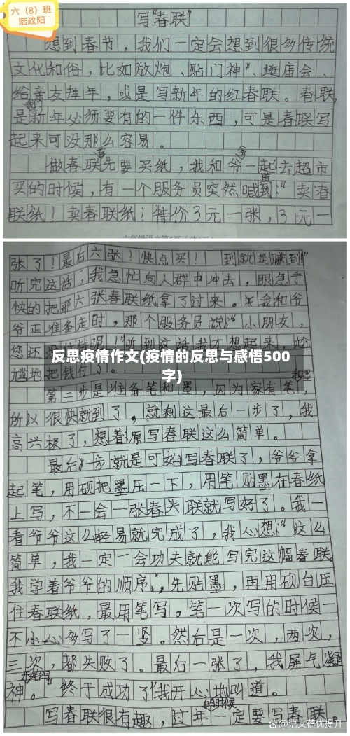 反思疫情作文(疫情的反思与感悟500字)-第2张图片