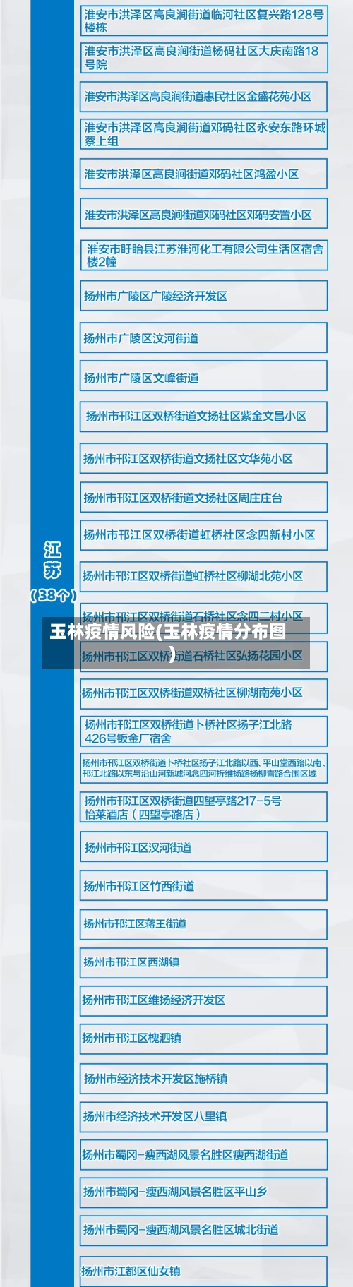 玉林疫情风险(玉林疫情分布图)