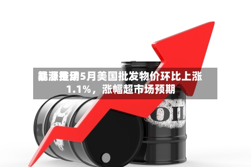能源费用暴涨推动5月美国批发物价环比上涨1.1%，涨幅超市场预期