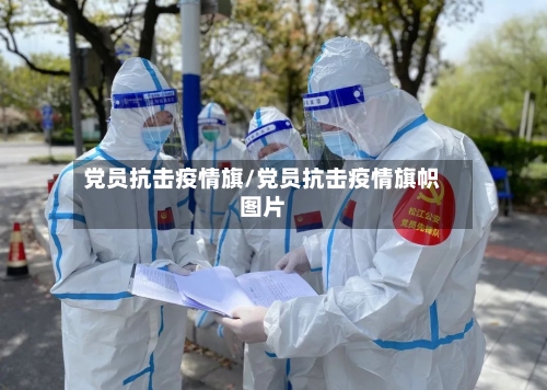 党员抗击疫情旗/党员抗击疫情旗帜图片-第2张图片