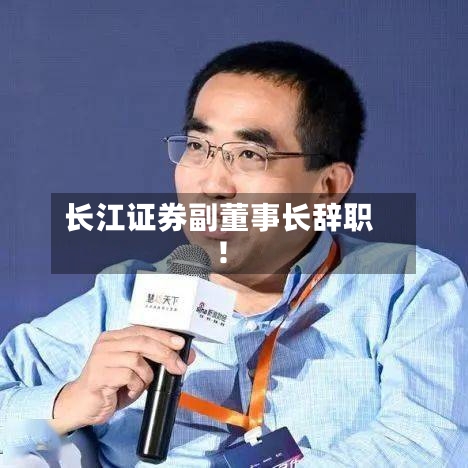 长江证券副董事长辞职！-第3张图片