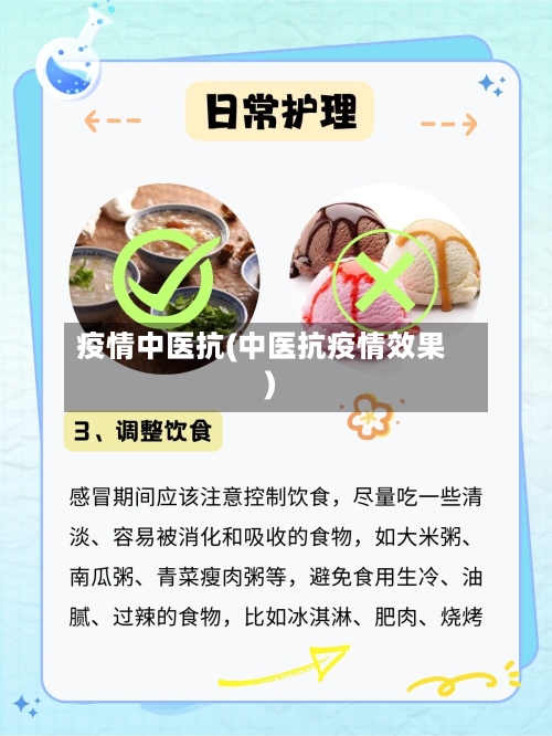 疫情中医抗(中医抗疫情效果)