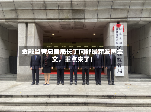 金融监管总局局长丁向群最新发声全文，重点来了！-第2张图片