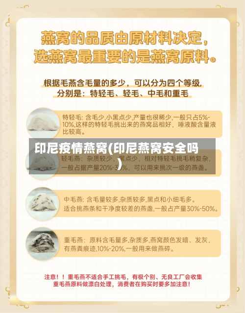 印尼疫情燕窝(印尼燕窝安全吗)-第2张图片