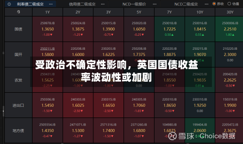 受政治不确定性影响	，英国国债收益率波动性或加剧-第2张图片