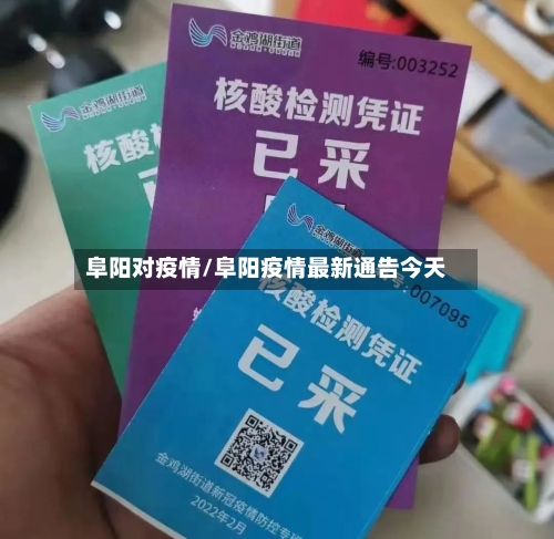 阜阳对疫情/阜阳疫情最新通告今天-第2张图片