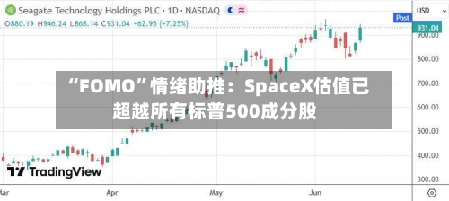 “FOMO”情绪助推：SpaceX估值已超越所有标普500成分股-第2张图片