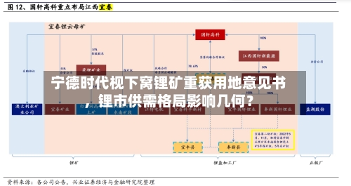 宁德时代枧下窝锂矿重获用地意见书	，锂市供需格局影响几何？-第3张图片