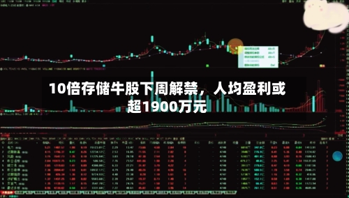 10倍存储牛股下周解禁，人均盈利或超1900万元