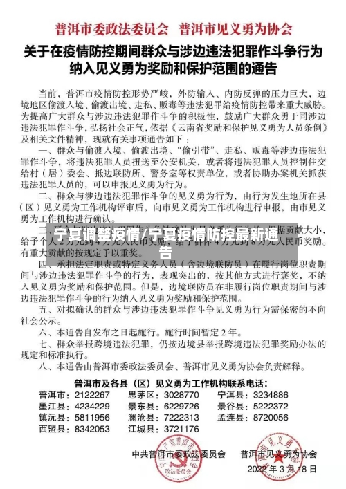 宁夏调整疫情/宁夏疫情防控最新通告-第2张图片