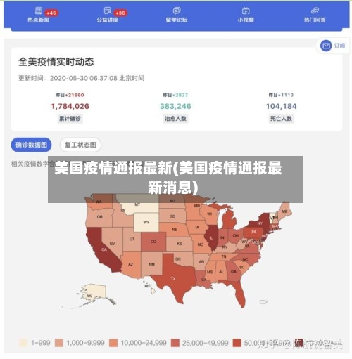 美国疫情通报最新(美国疫情通报最新消息)