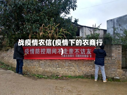 战疫情农信(疫情下的农商行)-第2张图片