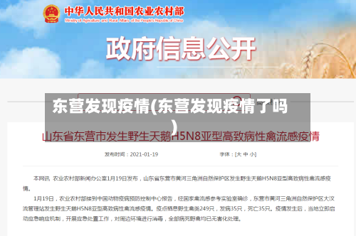 东营发现疫情(东营发现疫情了吗)