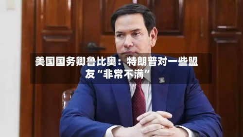 美国国务卿鲁比奥：特朗普对一些盟友“非常不满	”-第2张图片