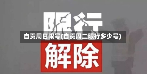 自贡周日限号(自贡周二限行多少号)-第3张图片