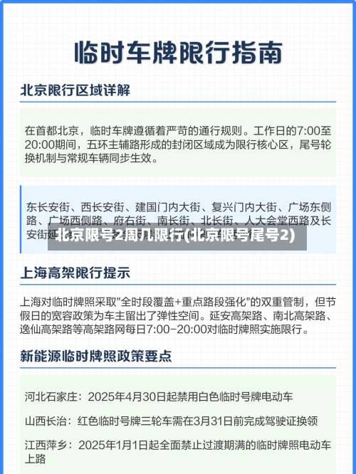 北京限号2周几限行(北京限号尾号2)