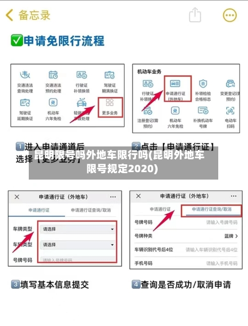 昆明限号吗外地车限行吗(昆明外地车限号规定2020)-第2张图片