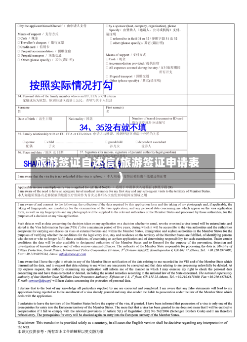 旅游签证自述信(旅游签证申请表)-第2张图片